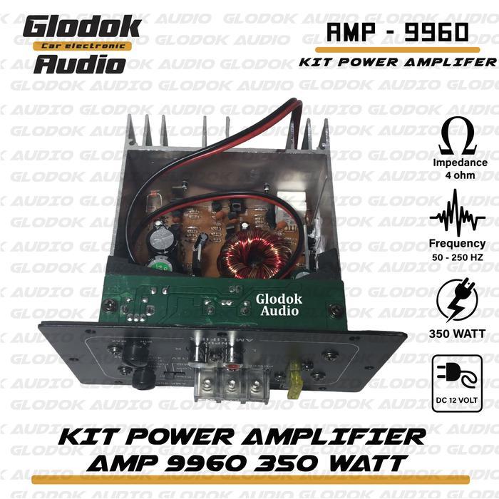 Kit Power Amplifier Aktif Dc 12 Volt 350 Watts High Power Amplifier Mini Transistor Terpercaya