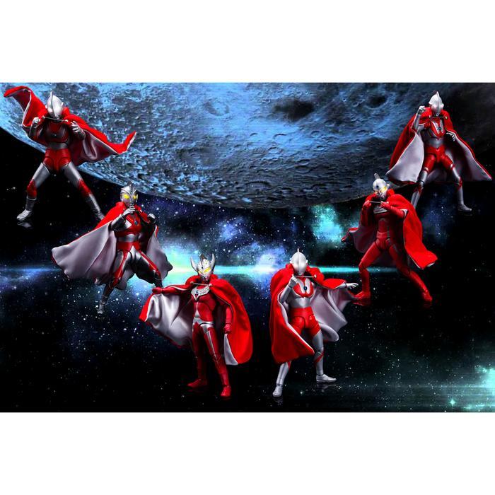 PROMO Premium Bandai SHF Limited Brothers Mantle Ultraman Taro Ace Seven Leo Hayata Zoffy
