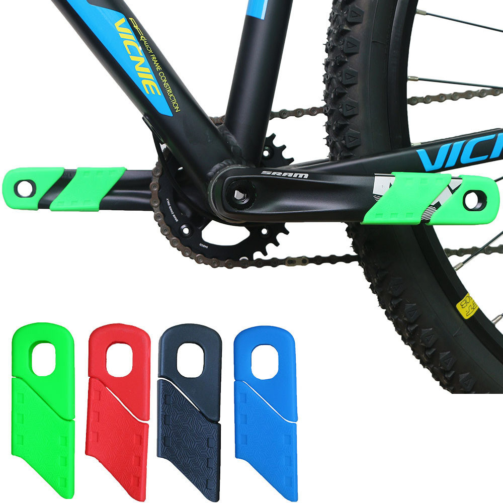 4pcs/set Mountain Bike Crank Protective Cover MTB Bike Crank Set Protective Crank Arm Cover