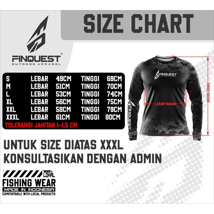 Finquest Jersey Mancing Predator Toman Bisa Custom Nama Dan Logo