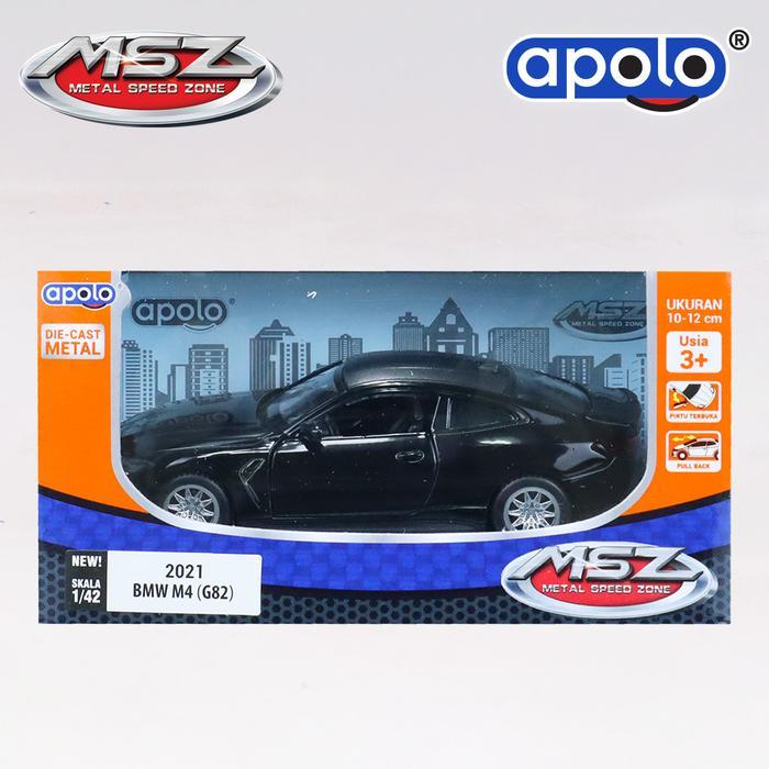 Agata Toys Official Apolo MSZ - Diecast Car 1:43 2021 BMW M4 (G82) ( BMW Official License )