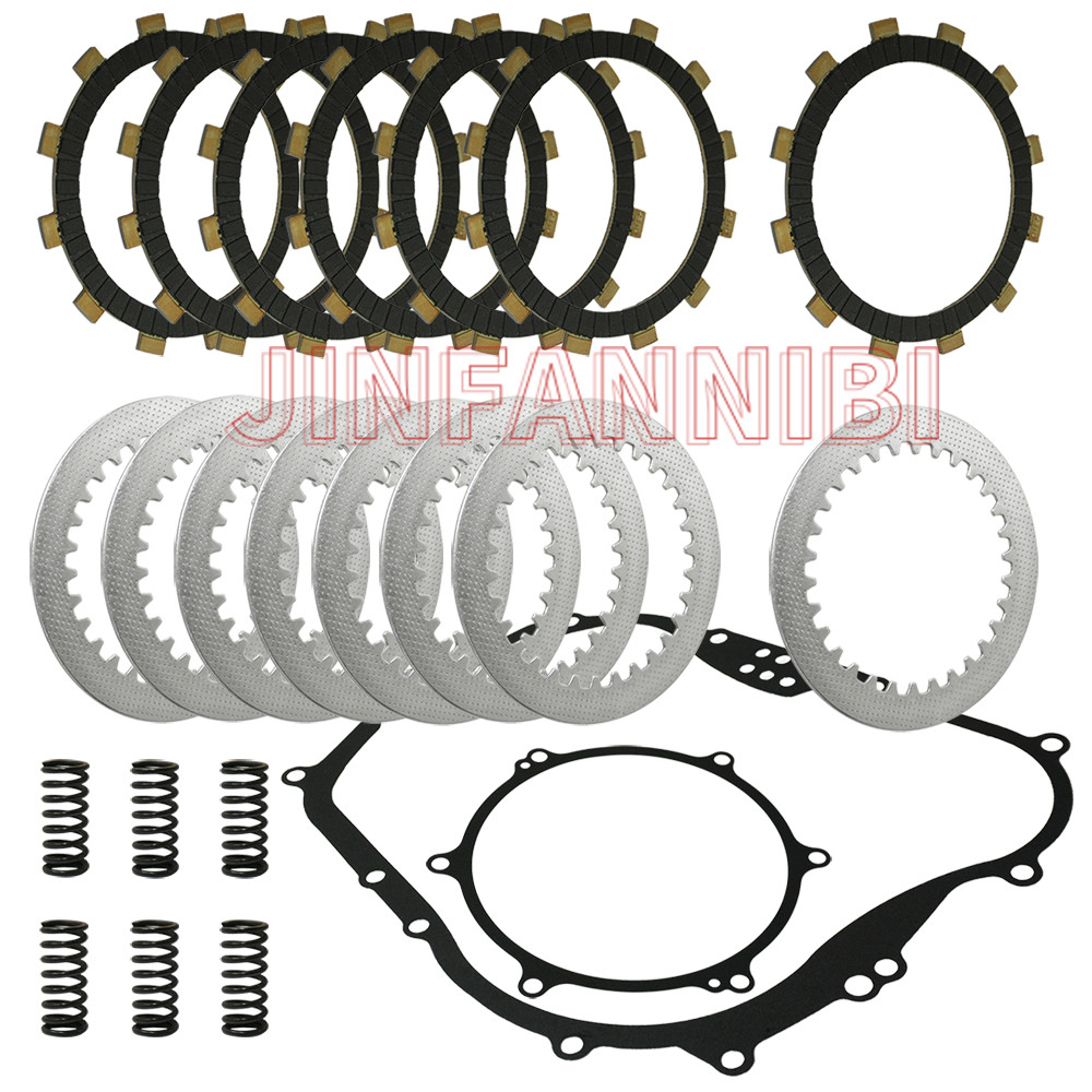 CLUTCH FRICTION STEEL PLATES KIT & GASKET FOR KAWASAKI KLX250S KLX250 2009 2010 2011 2012 2013 2014