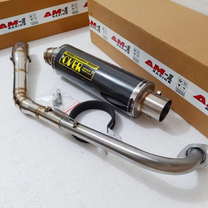 Knalpot Racing Over Gp Tech Japan Legenda astrea grand supra x 125