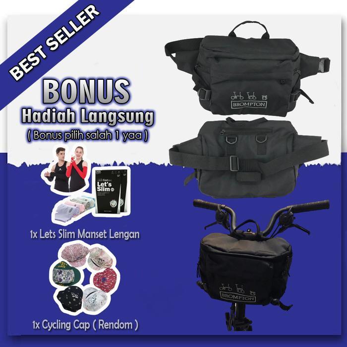 Rockbros - Tas Pinggang Selempang Bisa Di Pasang Di Stang Sepeda