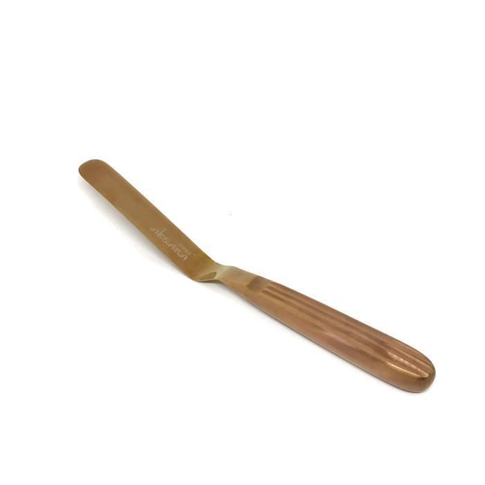 Aksara Offset Spatula Rosegold/Kitchen Spatula/Small Spatula/Palette