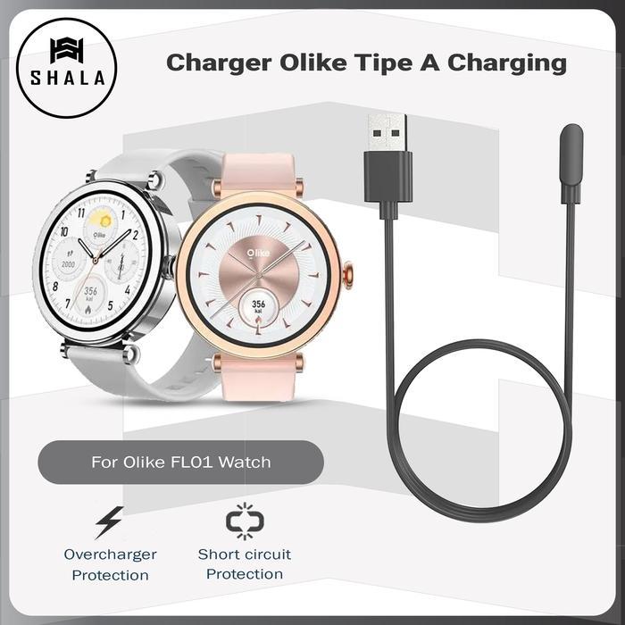 KABEL CHARGER OLIKE FL01 SMARTWATCH TIPE A CHARGING