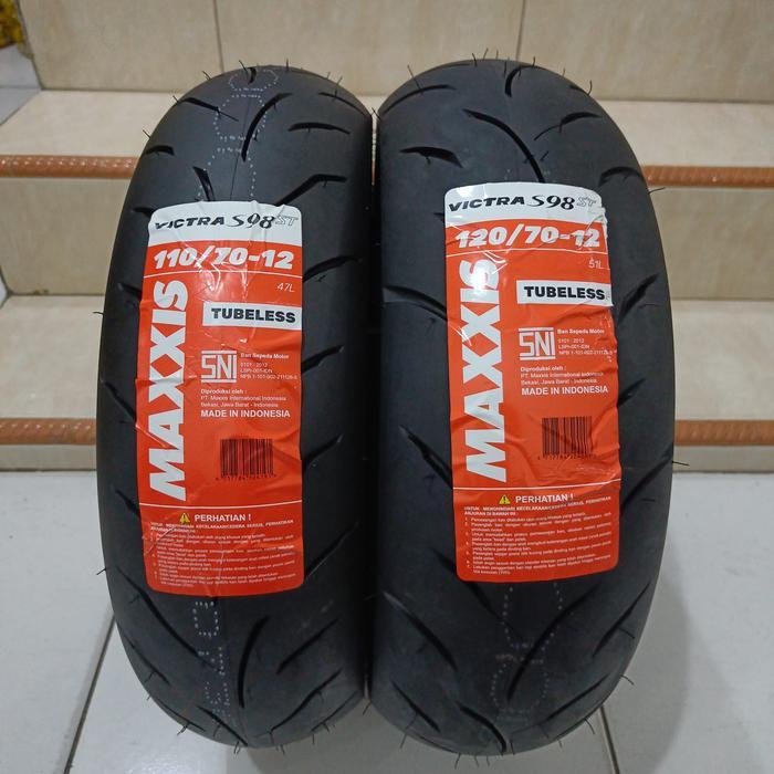 BAN TUBELESS 110/70-12 & 120/70-12 MAXXIS VICTRA