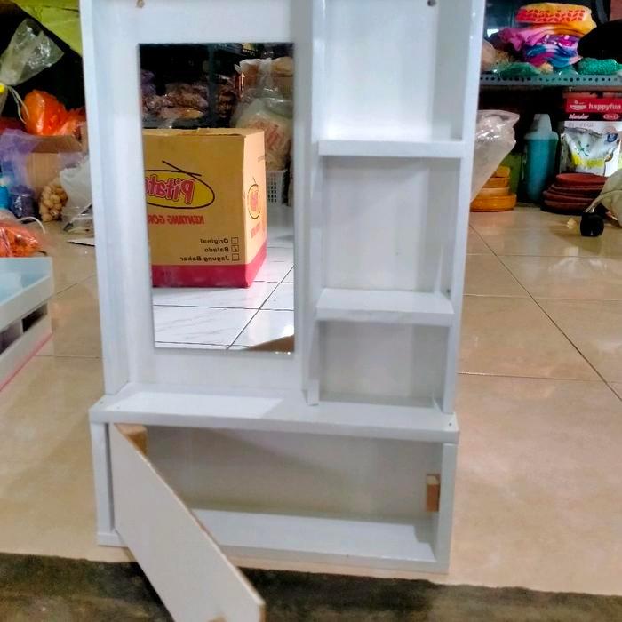Rak Kosmetik Gantung/Rak Dinding Estetik/Cermin Rias/Kaca Rias/Rak Kosmetik Gantung Tbk
