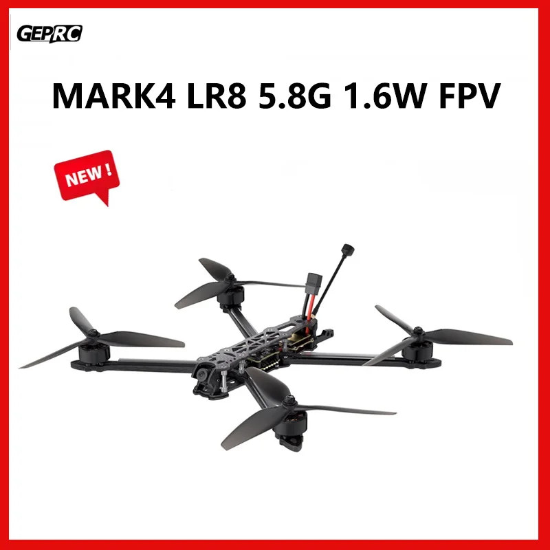 GEPRC MARK4 LR8 5.8G 2.5W FPV 2810 KV1280 8inch GEP-BLS60A-4IN1 ESC