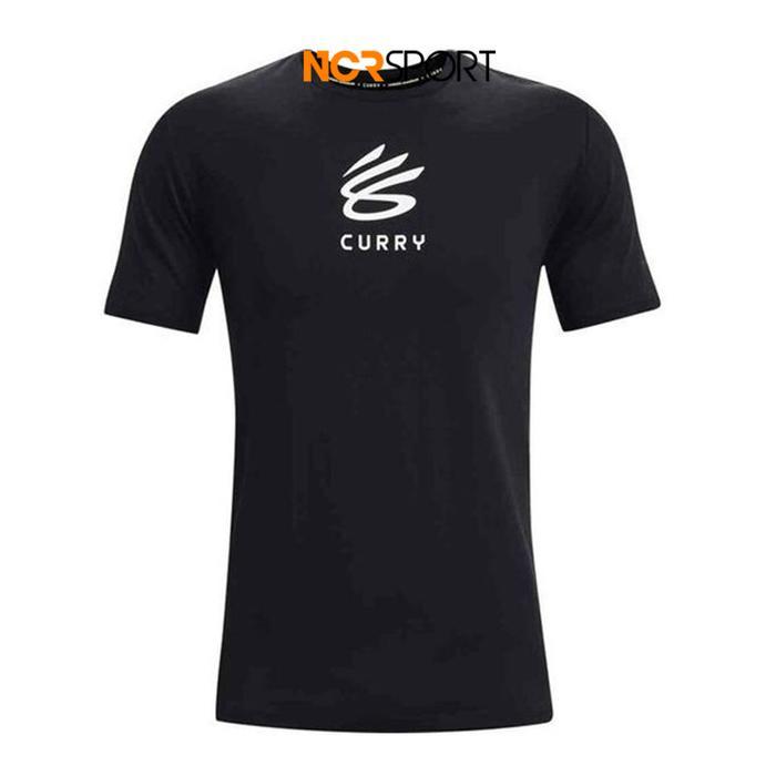 Baju Sneakers Under Armour Curry Splash Tee Black Original 1362819-002 BISA GOSEND