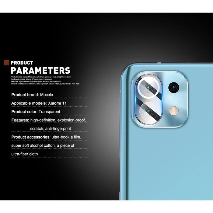 Mocolo Lens Protector Kamera Compatible For Xiaomi MI 11 MI11 Anti Gores Camera