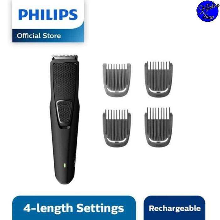 PHILIPS PENCUKUR JENGGOT - HITAM - BT1214/15 BT1214 BT 1214