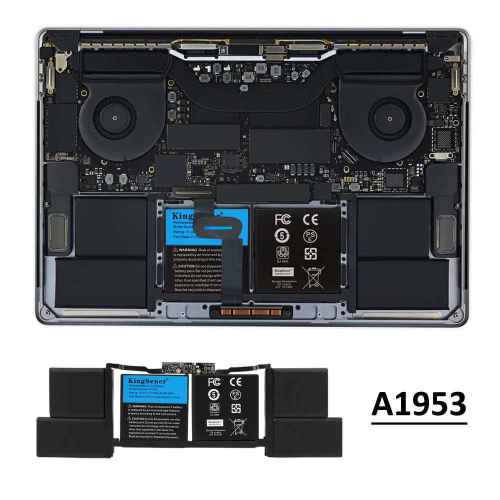 KingSener A1953 Laptop Battery for Apple MacBook Pro 15" A1990 touchbar 2018 2019 EMC 3215 MC3359
