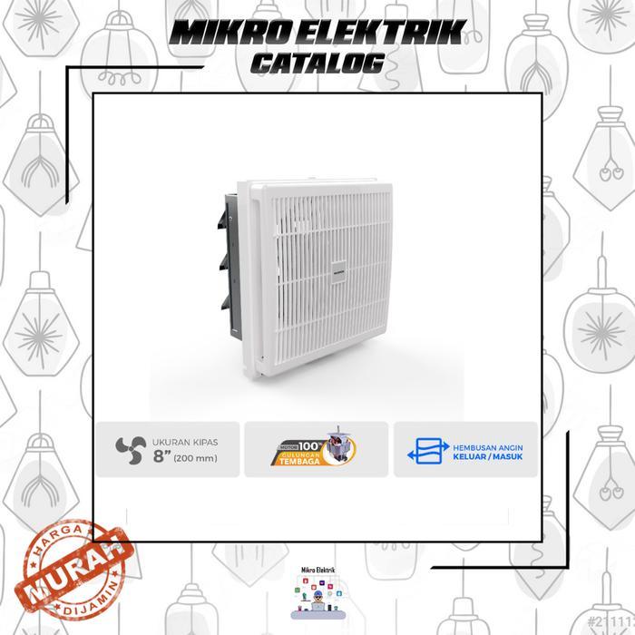 Terlaris Wall Exhaust Fan / Exhaust Fan Dinding 8" Maspion Mv-200 Nex