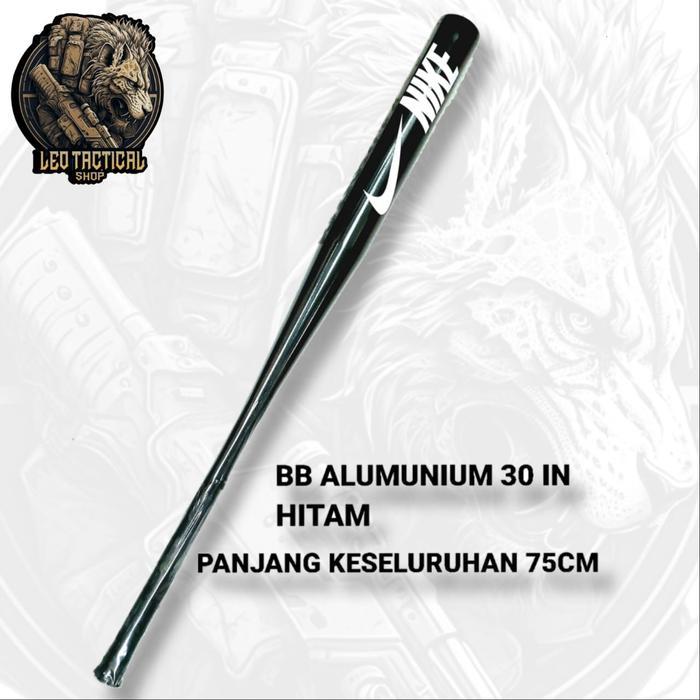 Tongkat Baseball Bisbol Nike Besi Hitam Tongkat Perlindung Diri Keamana Tongkat Olahraga