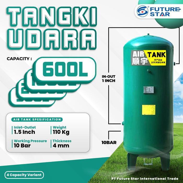 Tangki Udara / Tangki Kompresor 600 Liter Air Receiver Tank