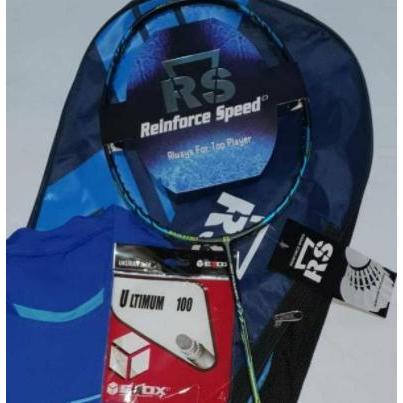 SALE  RAKET BADMINTON RS ISO POWER 777 PAKET LENGKAP
