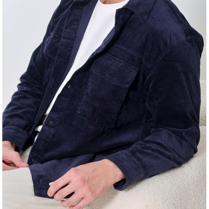 Plainfolk - Heavy Corduroy Jacket - Jaket Outer Atasan Pria - Navy