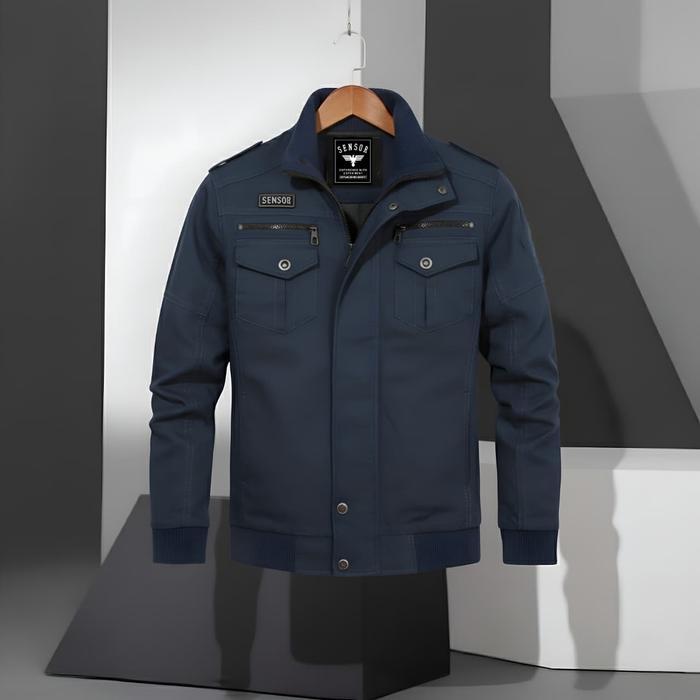 Jaket Bomber Swift Sensor / Jaket Bomber Pria Motor / Jaket Bomber Kanvas Pria Dewasa Nyaman Tebal