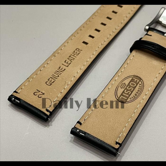 Tali Jam Tangan Fossil Strap Jam Kulit Original 22mm Quick Release