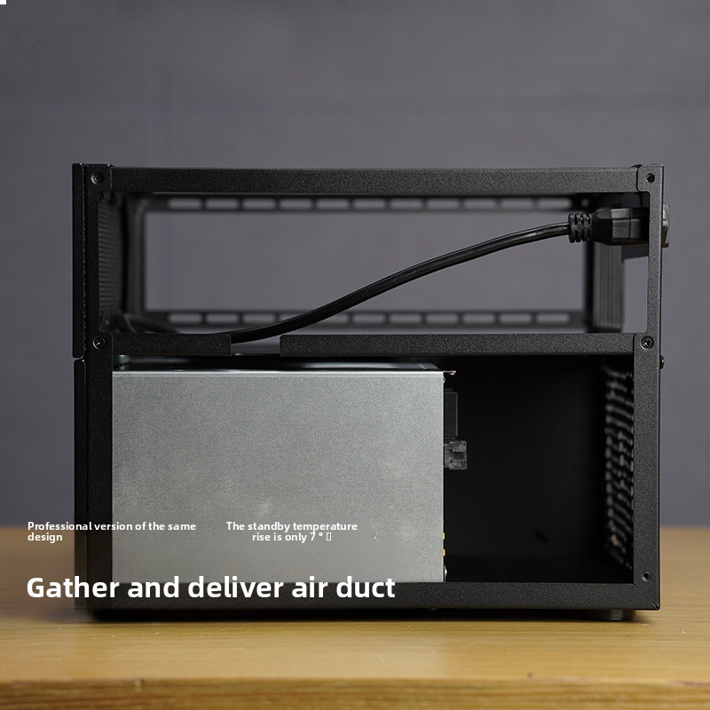 Treasure Box 2 8-bay NAS Chassis Case, Storage Server Chassis, ATX Motherboard, SFX Power Supply