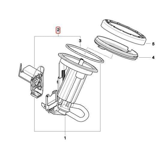 Original BMW E60 E63 E64 Fuel Level Sensor Pelampung Bensin KIRI