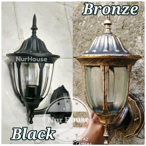 Lampu Dinding Lampu Tempel Tembok Lampu Hias Rumah Lampu Tiang Pilar Besi 1007 Minimalis Antik