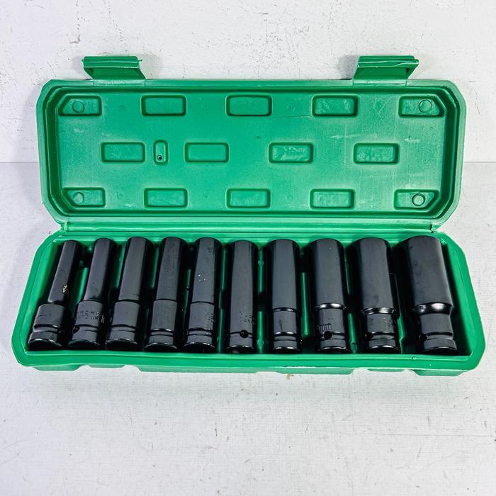 GTOOLS SHOCK EUROPA KUNCI SHOK SOK IMPACT WRENCH 1/2 INCH 10PCS 8-24MM GT53
