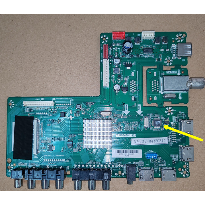 T.MS3458.U801 Physical photo verification interface and multiple IC chips
