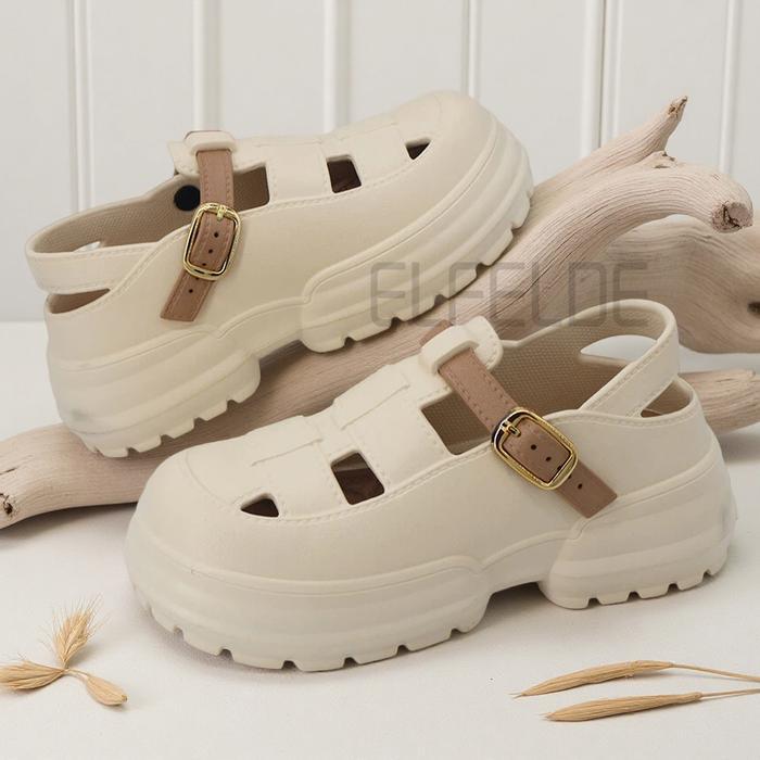 Diskon Fentina Sandal Wantia Tinggi Sandal Baim Wanita Jelly Sandal Fuji Korea Sepatu Wanita