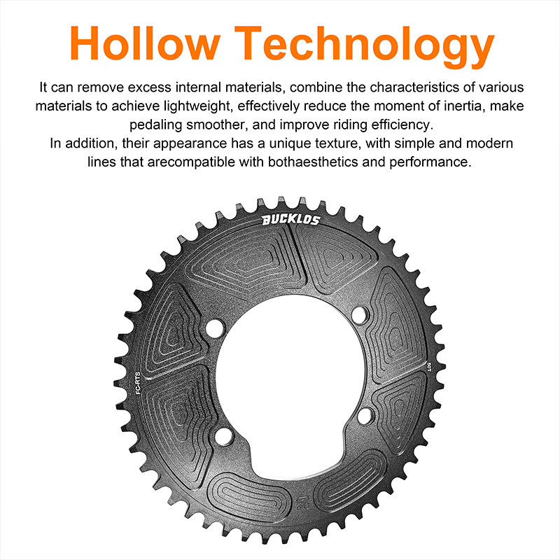 BUCKLOS 110BCD Chainring for Tiagra 4700/105 5800/Ultegra 6800 Road Bike Chainring Bicycle 110 BCD