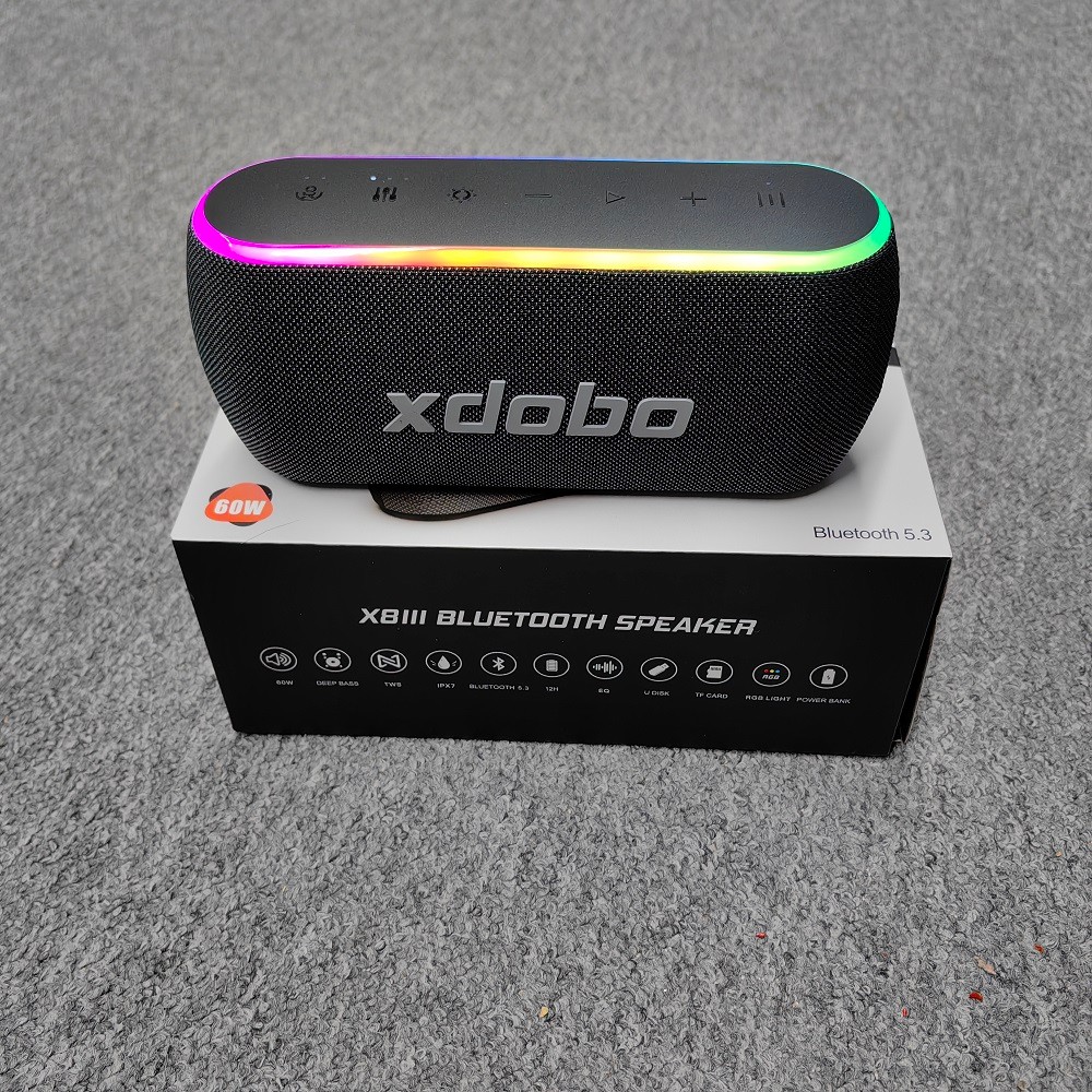 XDOBO X8 III Bluetooth Speaker Wireless Subwoofer 6600mAh 60W Powerful Deep Bass Power Bank Outdoor