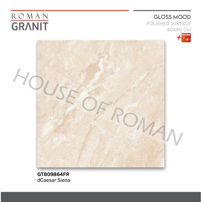 ROMANGRANIT dCaesar Siena 80x80 GT809864FR ROMAN GRANIT Kualitas Premium