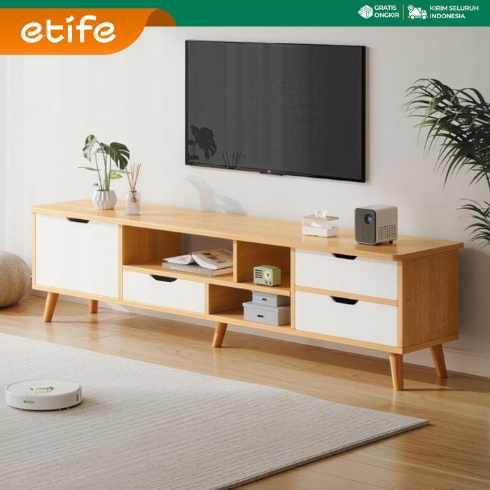 Etife Meja Tv /Rak Tv / Meja Tv Minimalis Modern Nordic / Lemari Tv Terlaris