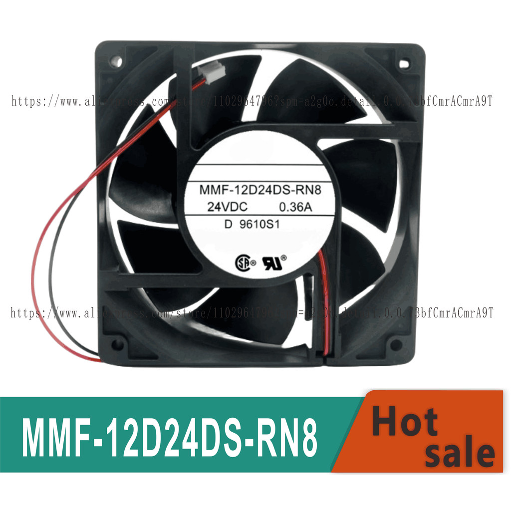 Brand new original frequency converter fan MMF-12D24DS-RN8 24V 0.36A