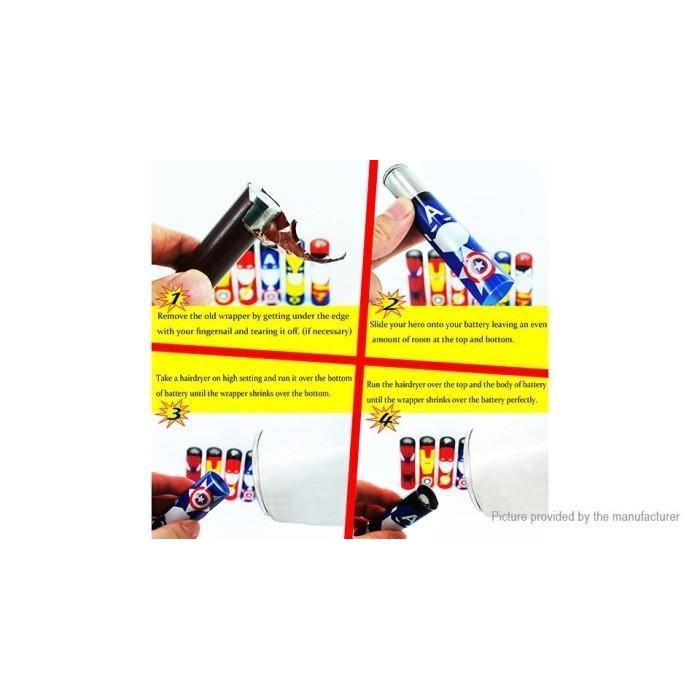"New" 21700 ODB Series Battery Wrap baterai batre batere plastik cover