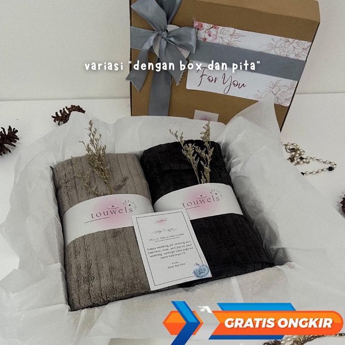 Hampers Handuk Couple / Hampers gift Hadiah Handuk Couple / Hadiah Kado Pernikahan / Seserahan