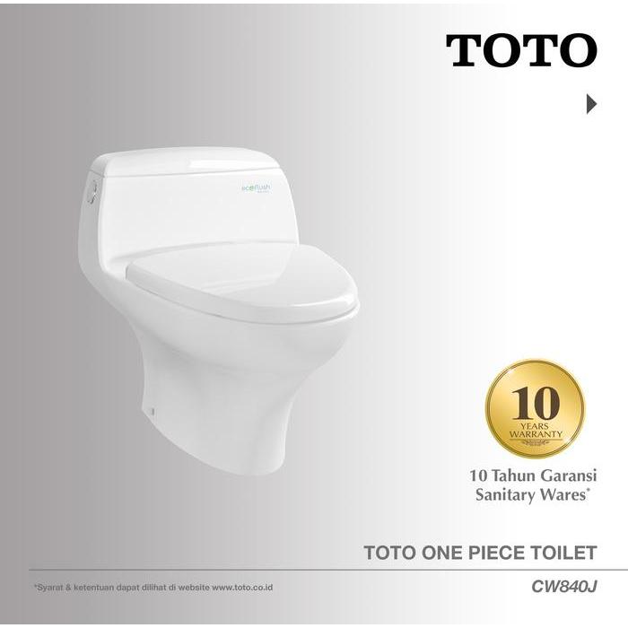 TOTO Closet CW840J | Closet Duduk - Kloset - Kloset Duduk - Standart