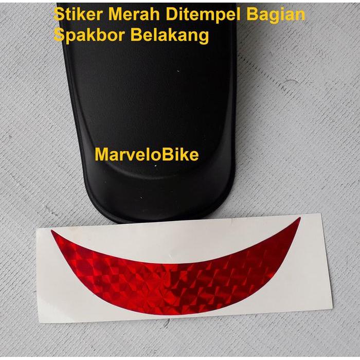 Spakbor Fender Sepeda Mtb 24 26 / 27.5 Taiwan Plastik