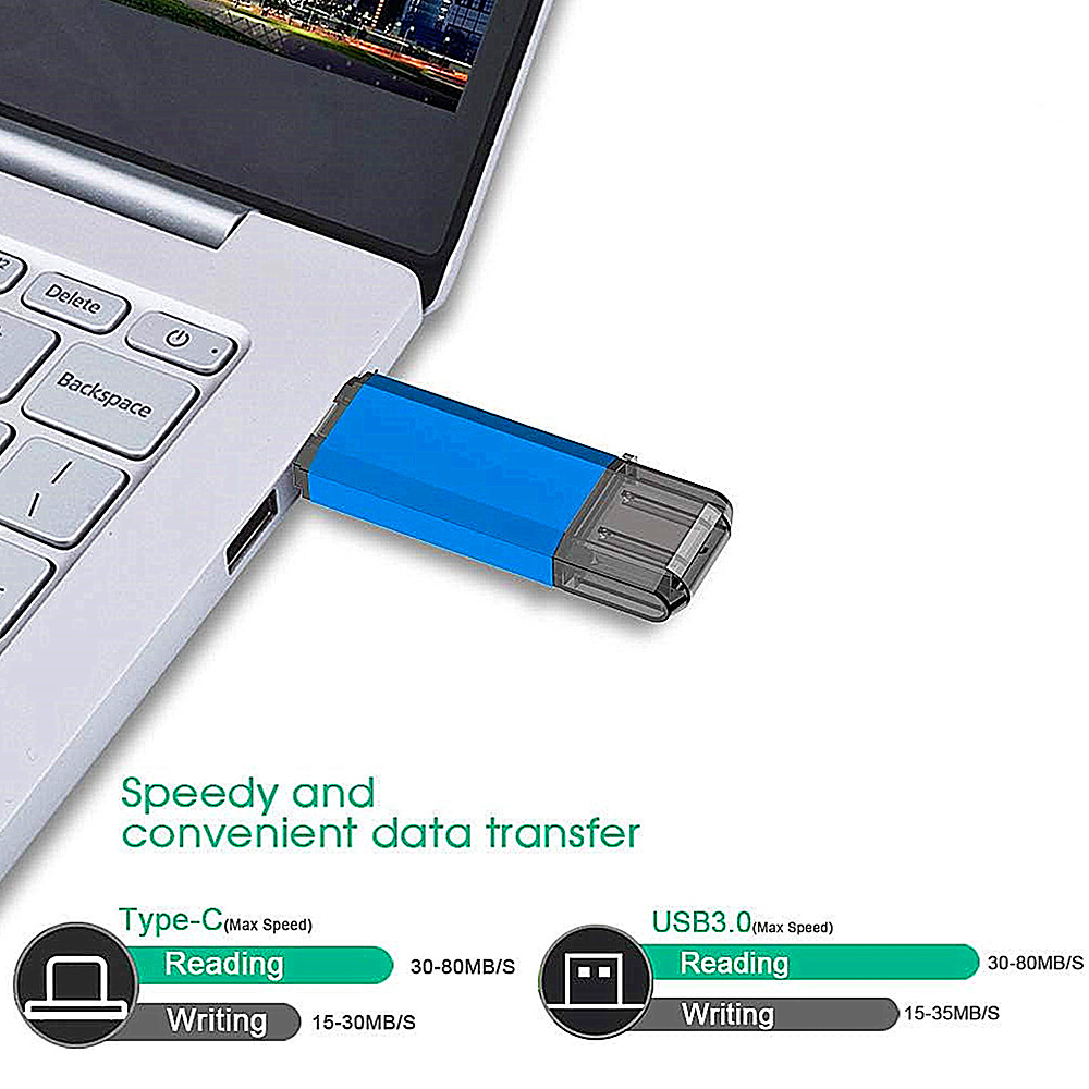 512GB OTG USB Flash Drive USB 3.0 Type C For iPhone ipad 128GB 256GB Pendrive Android Laptop High