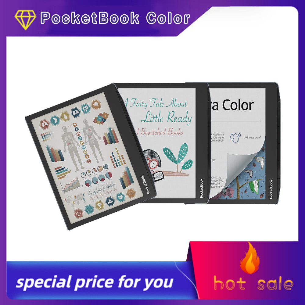 PocketBook Era Color E-Reader Eye-Friendly 7'' E-Ink Kaleido 3 Touch-Screen Audio-Book & E-Book