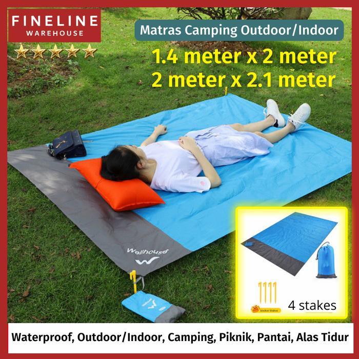 Eiger Aoki Adventure Matras Alas Tenda Camping Piknik Karpet Tikar Lipat Alas Tidur Duduk Mancing
