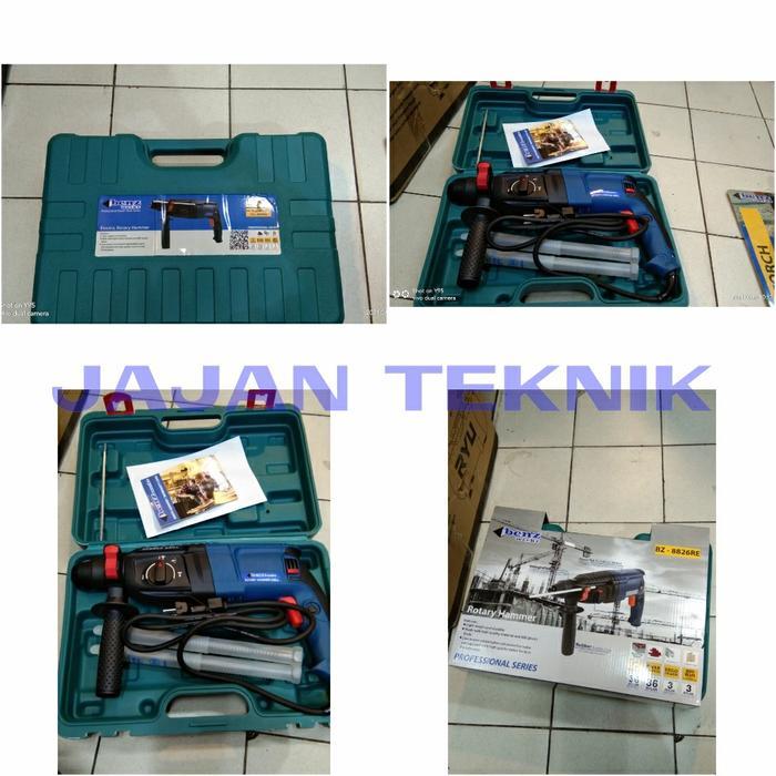 Benz Rotary Hammer 3 Mode Type BZ-8826RE / Mesin Bor Tembok