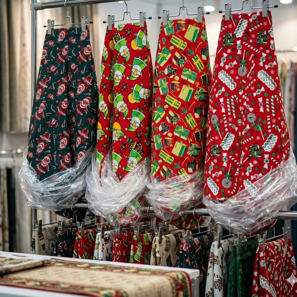 Kain Katun Jepang Motif Natal Christmas Terbaru