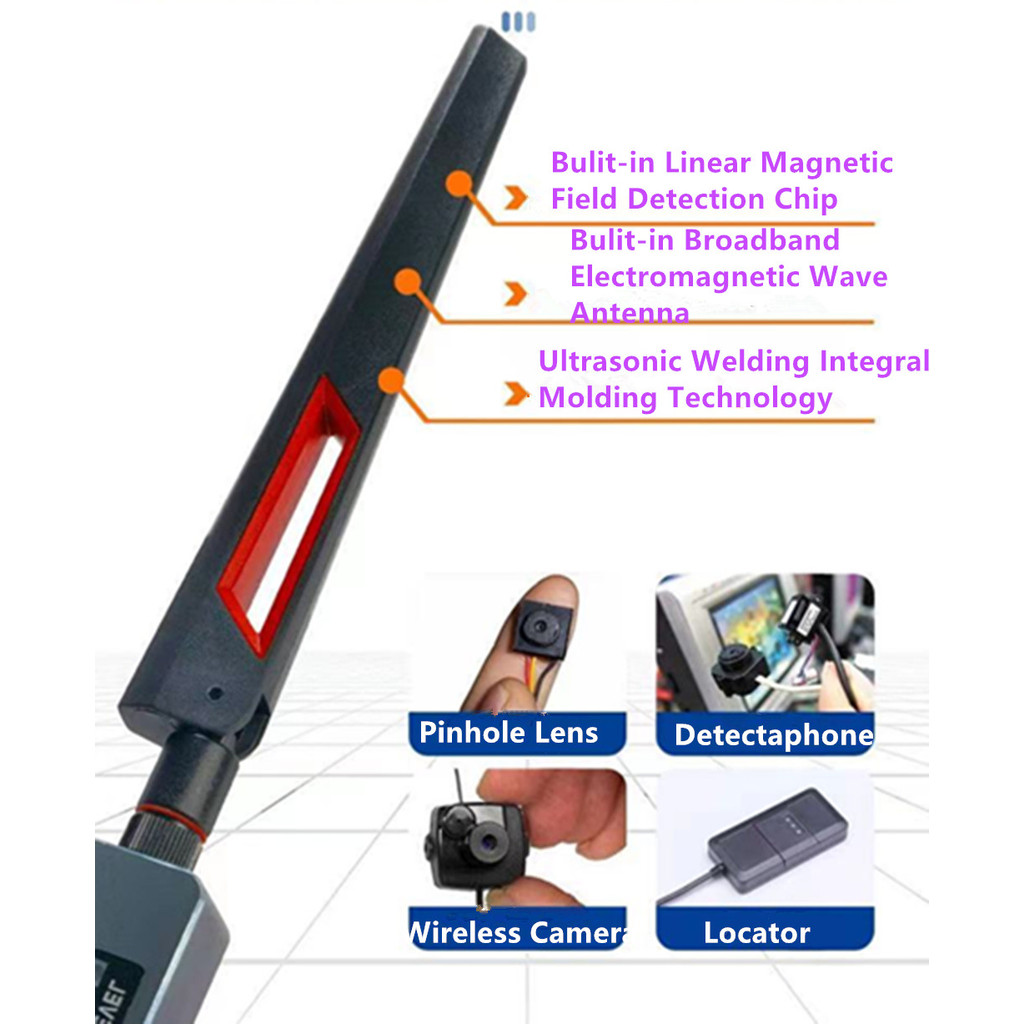 NEW GPS Tracker Detector Anti Spy Hidden Camera GSM Wiretap Sound Signal Spy Devices Finder