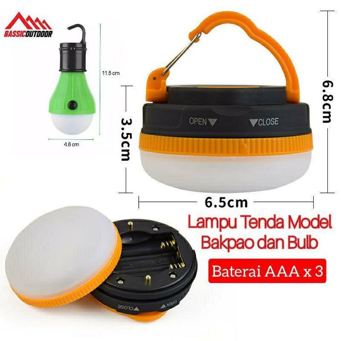 Eiger Summitadventure - Lampu Tenda Bakpao Camping Outdoor Gantung Lampu Emergency