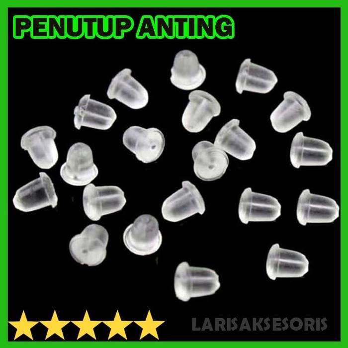 Penutup anting Giwang Plastik - Aksesoris Perhiasan Anting Grosir Mura