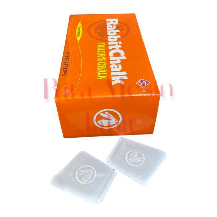 kapur jahit korea merk RabbitChalk vaporizable isi 50pcs