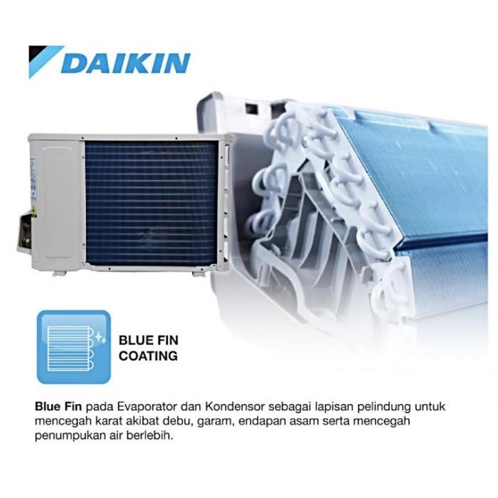 Daikin Ac Beta Inverter 1/2 Pk Ftke15-Yv 5000 Btu/H Garansi 3 Tahun Sparepart 5 Tahun Kompresor