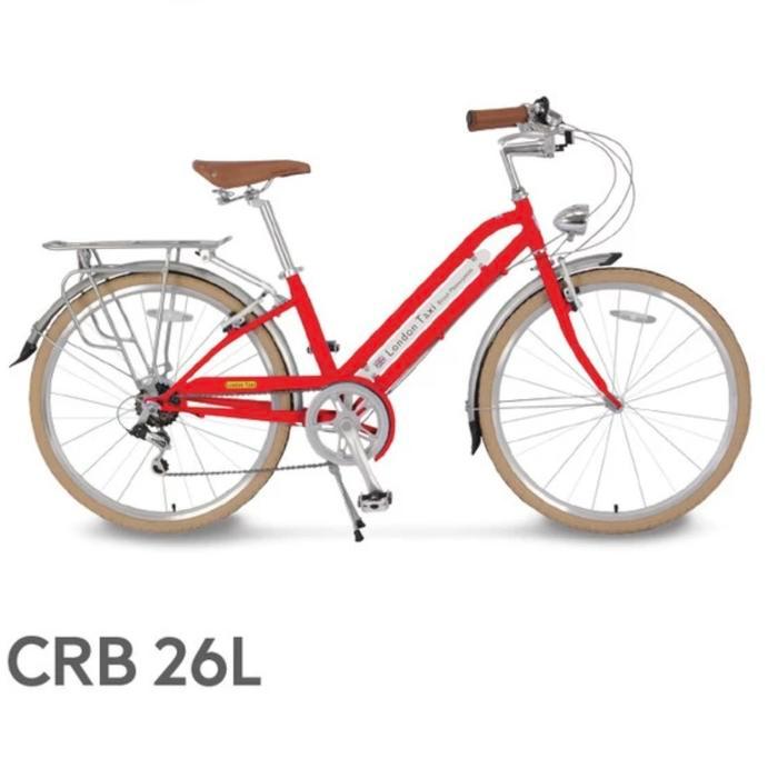 Sepeda Klasik Ontel London Taxi 26 CRB L - Merah